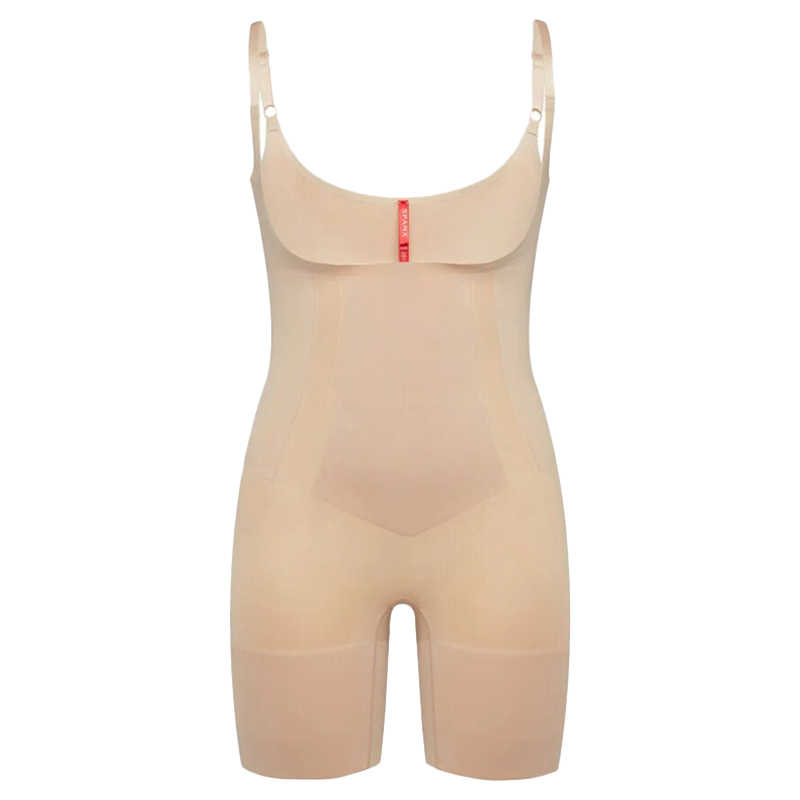 Buy Spanx Oncore Open Bust Mid Thigh Body Suit Nude In KSA Mumzworld