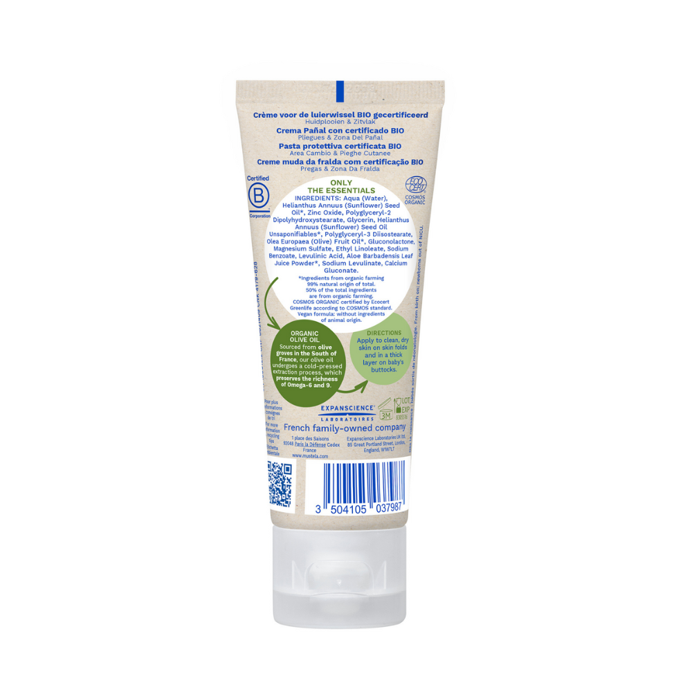 Mustela - Bio Organic Diaper Cream Twin Pack