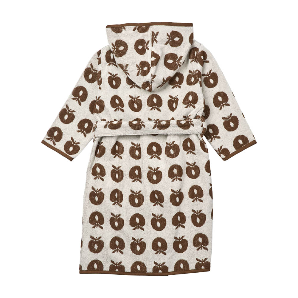 Smafolk - Apples Print Bathrobe - Brown
