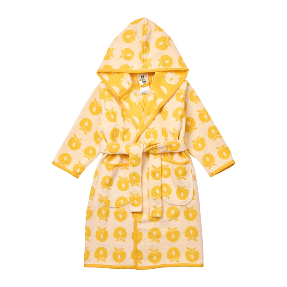 Smafolk - Apples Print Bathrobe - Yellow