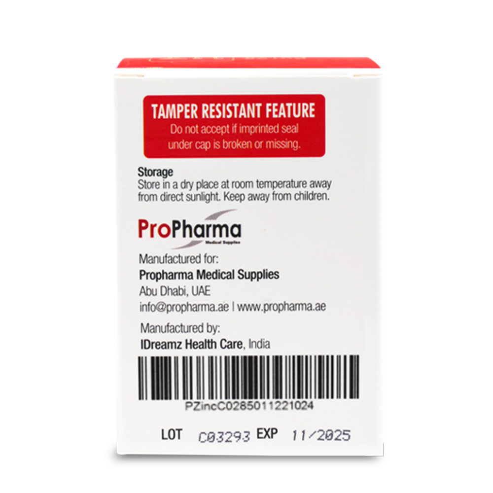 ProVita - Zinc Dietary Supplement 50 mg Capsules - 30 Pcs