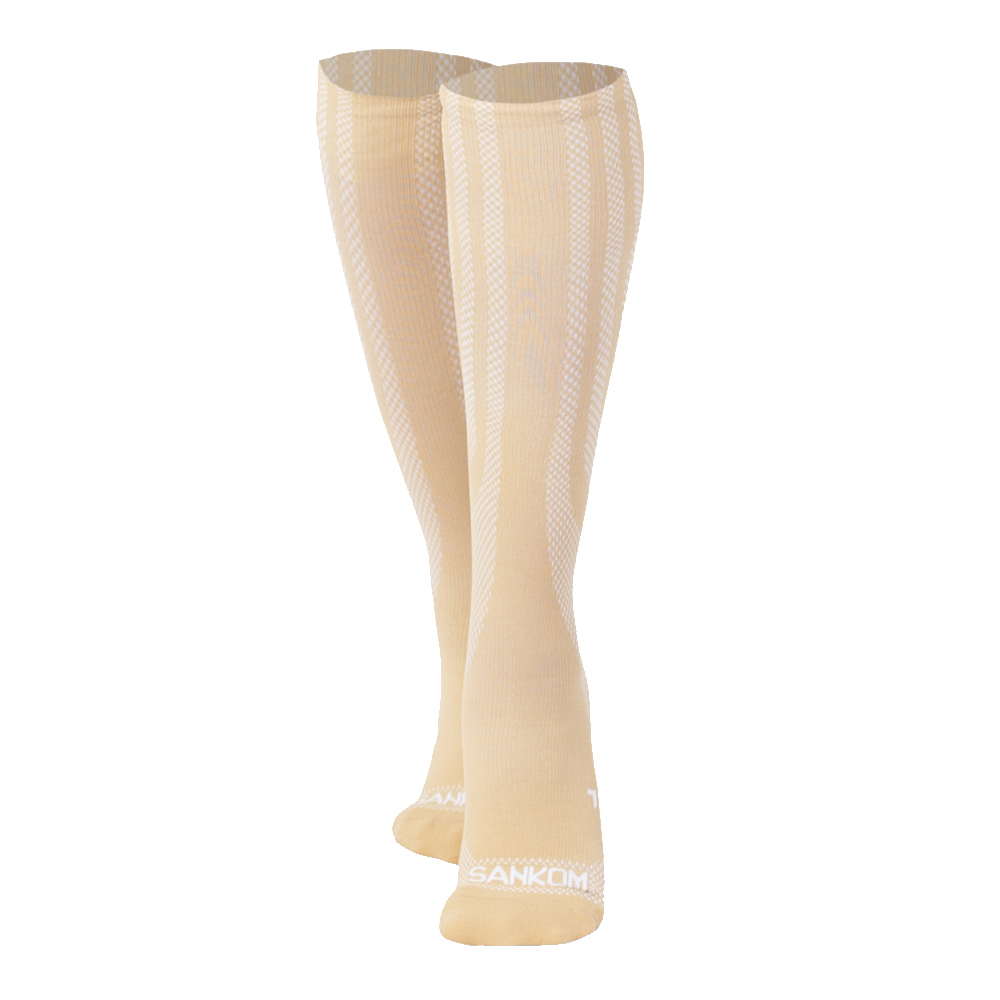 سانكوم - جوارب خفيفة طويلة - بيج