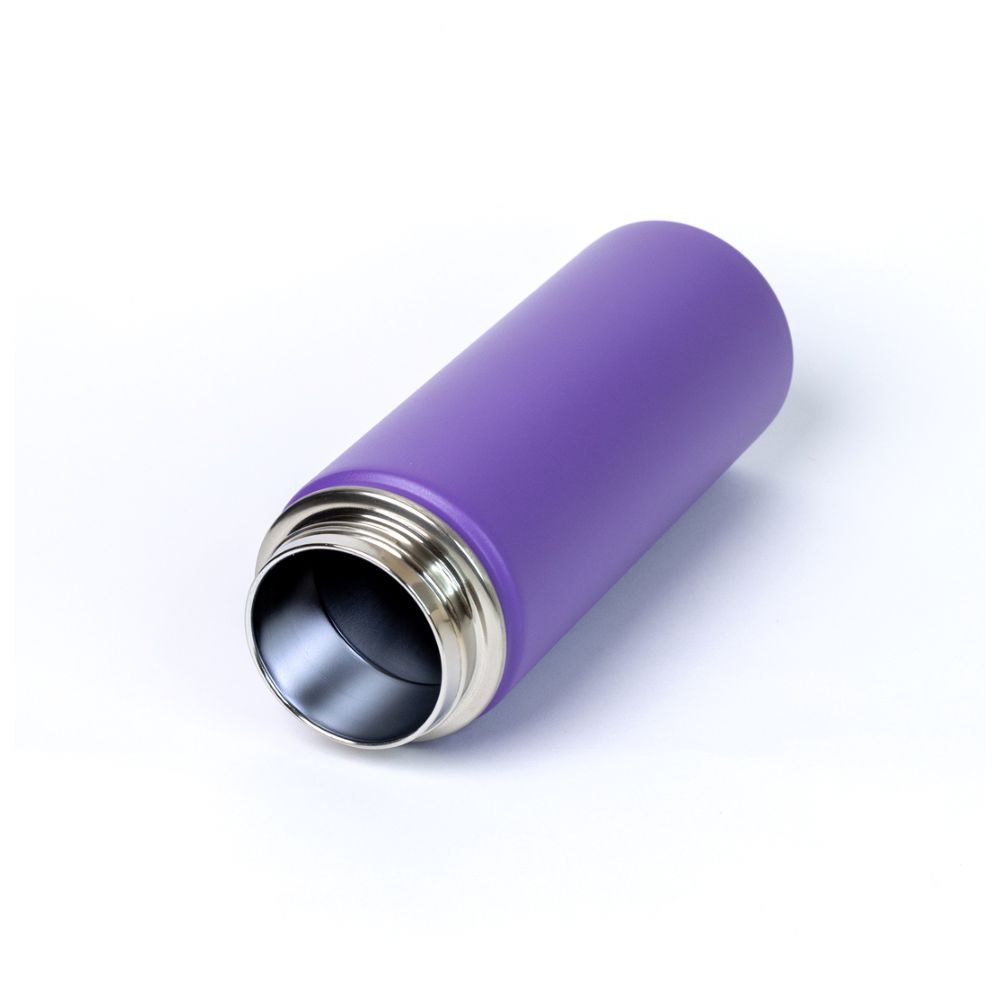 بونجور- زمزمية مياه سيب بوكس ستانلس ستيل- 500 مل- بنفسجي فاتح