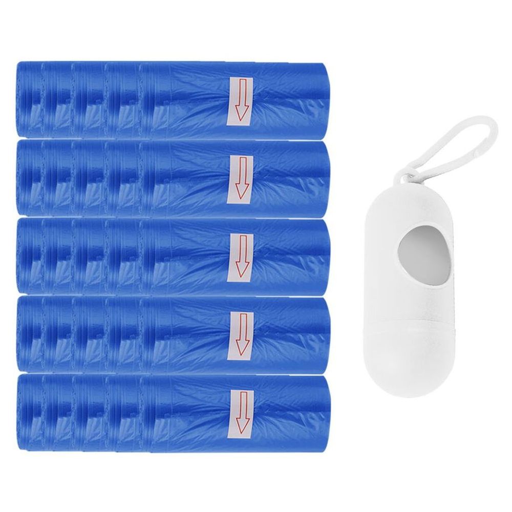 ستار بيبيز - أكياس حفاضات معطرة ٣٧٥ قطعة مع موزع - أزرق داكن