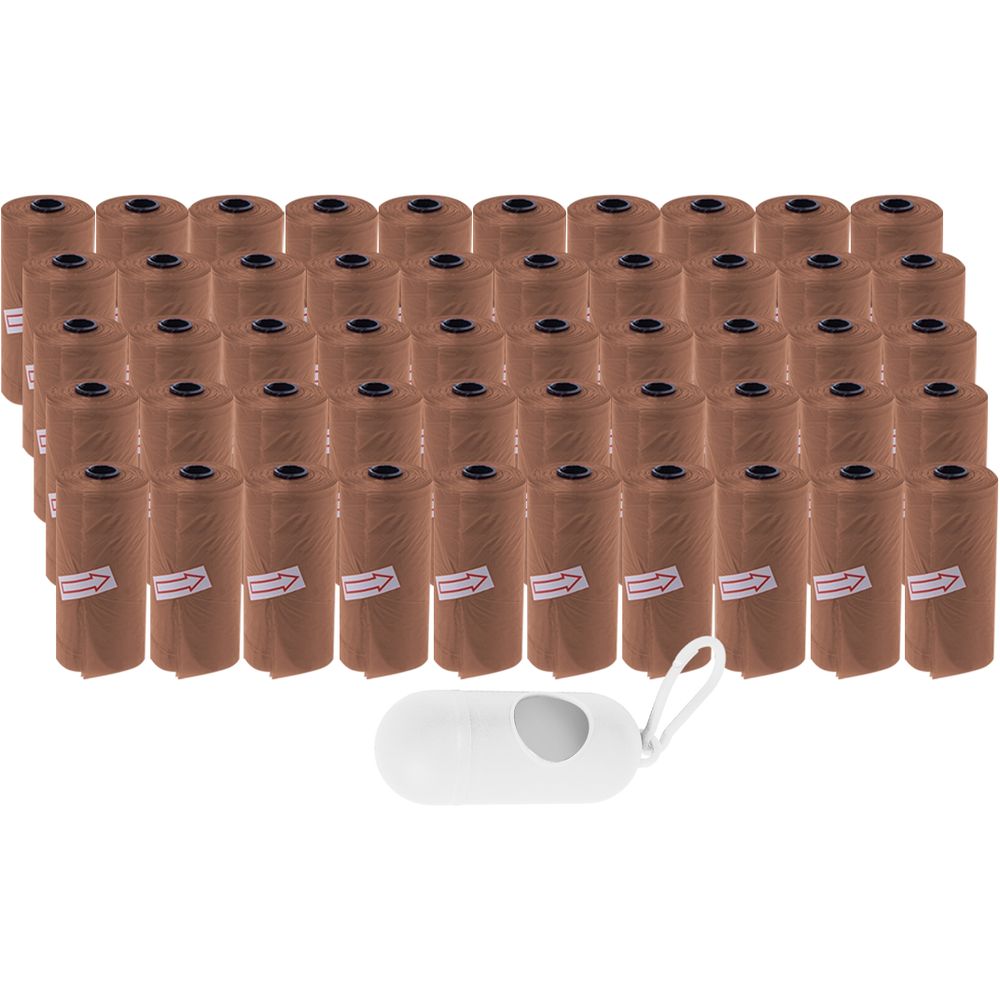 ستار بيبيز - أكياس حفاضات معطرة 750 قطعة مع موزع - بني