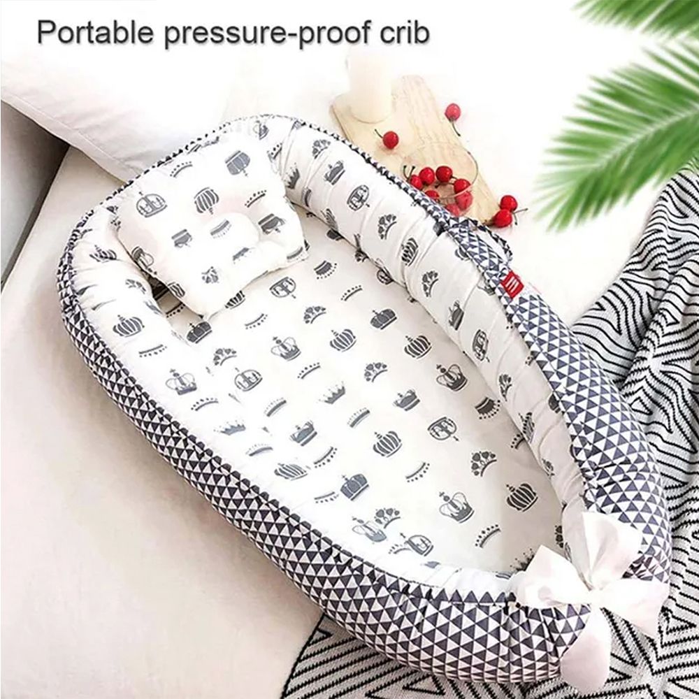 Star Babies - Changing Pad With Baby Sleeping Pod Bed - Printed Blue