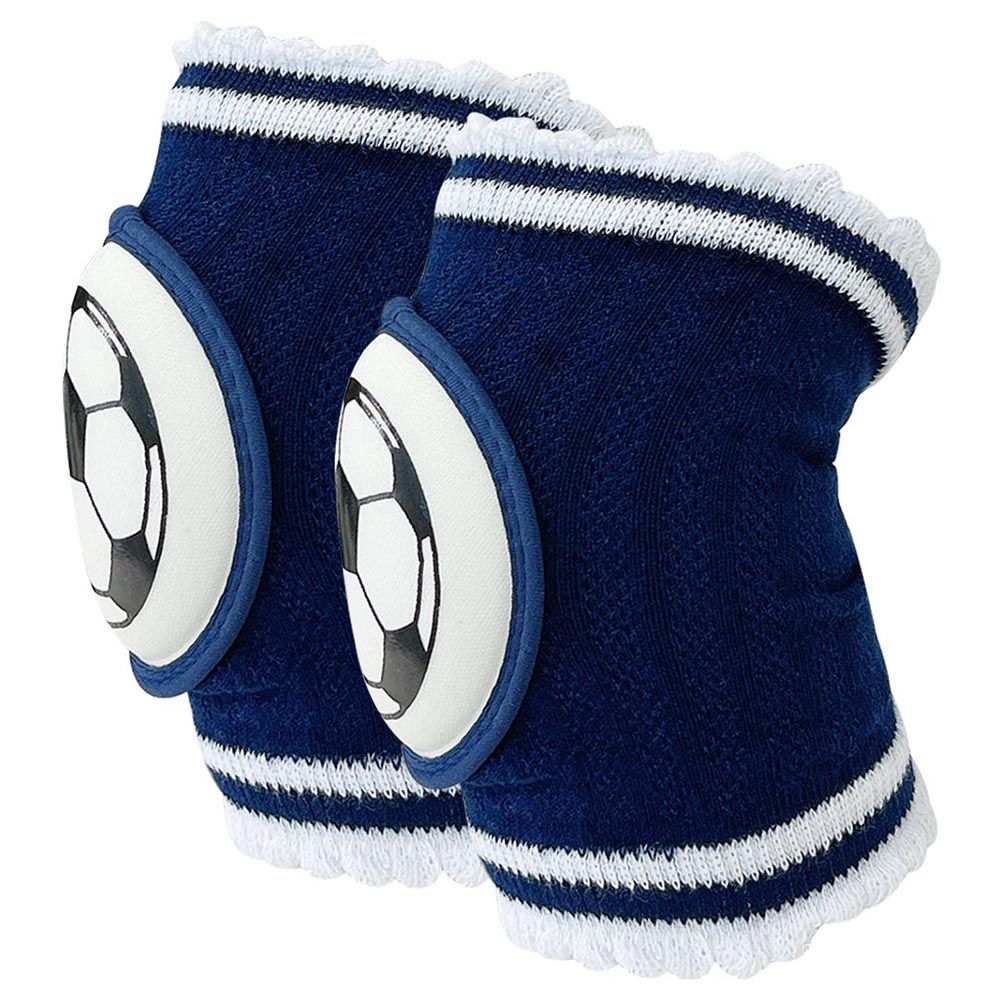 امشي بيبي - وسائد الركبة للأطفال أثناء الزحف - أزرق