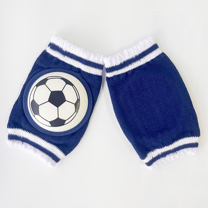 امشي بيبي - وسائد الركبة للأطفال أثناء الزحف - أزرق