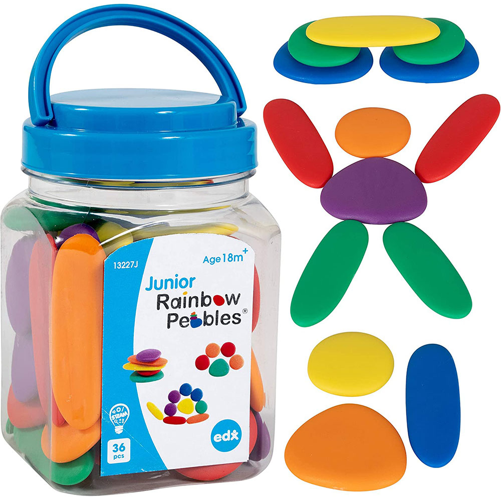 إي دي أكس إديوكيشن- لعبة الحصى التعليمية- رينبو