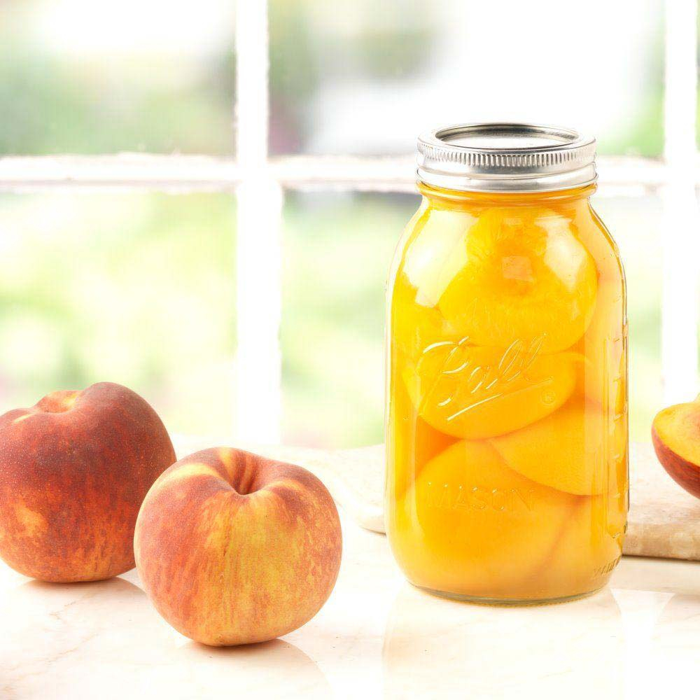 جاردن هوم - مرطبانات ماسون للتخزين - 1 لتر - شفاف