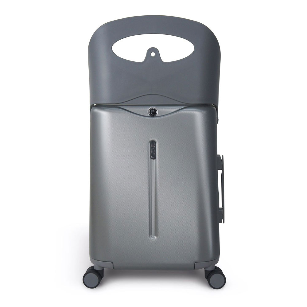 Miamily Carry-On Luggage Trolley Bag - Charcoal Grey - 18-Inch