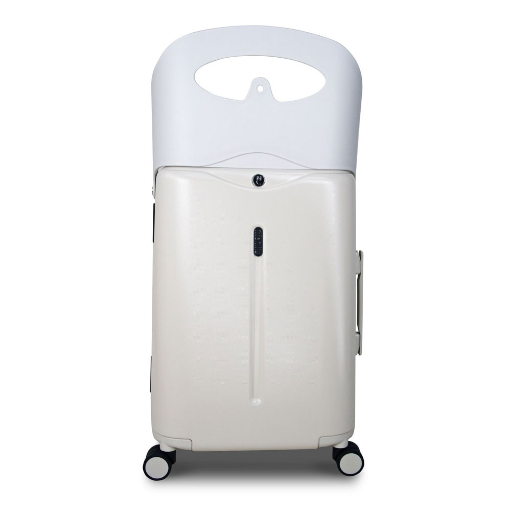 Miamily - Carry-On Luggage Trolley Bag - Mist Grey - 18-Inch