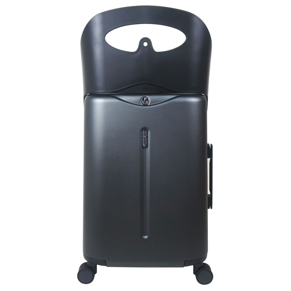 Miamily - Check-In Luggage Trolley Bag - Midnight Black - 24-Inch