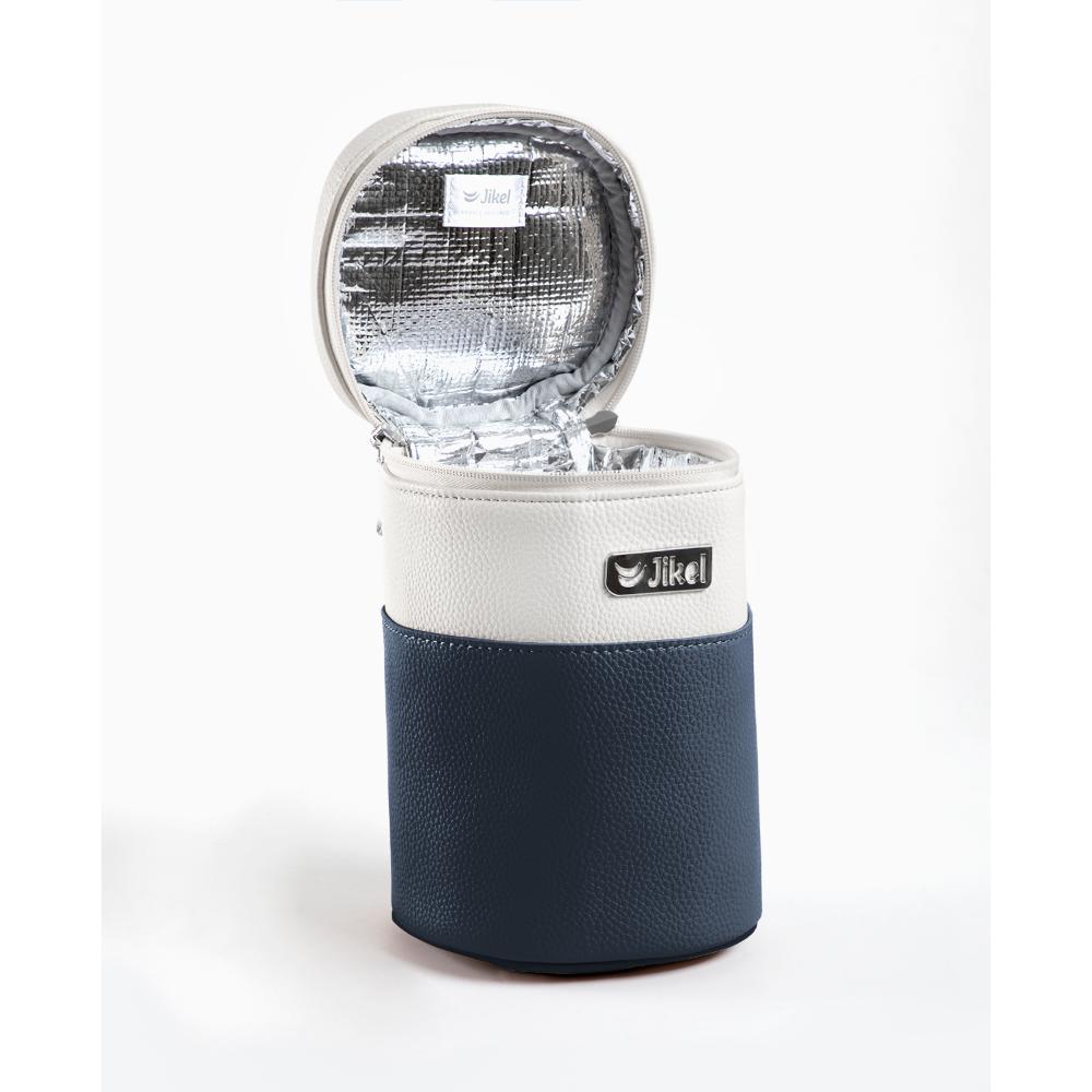 Jikel - Diaper Bag W/ Changing Mat & Bottle Storage - Navy Blue