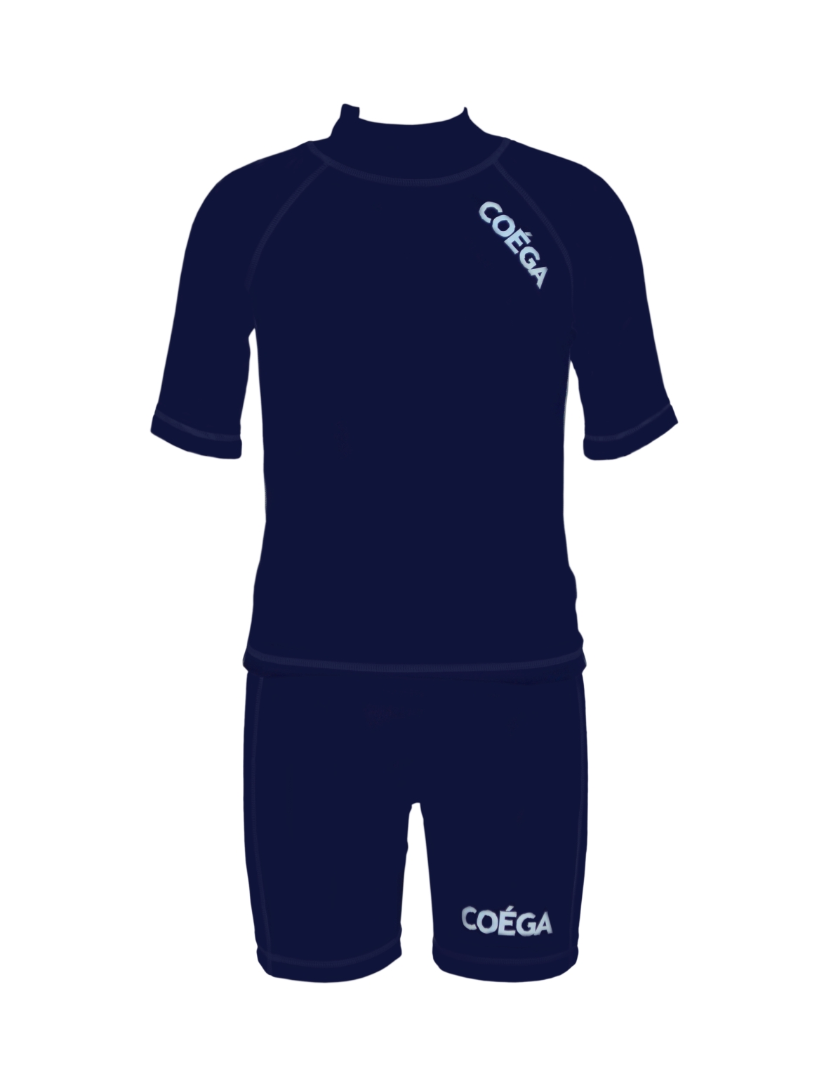 كويغا ملابس السباحة والحماية من الشمس 50 - قطعتين كحلي