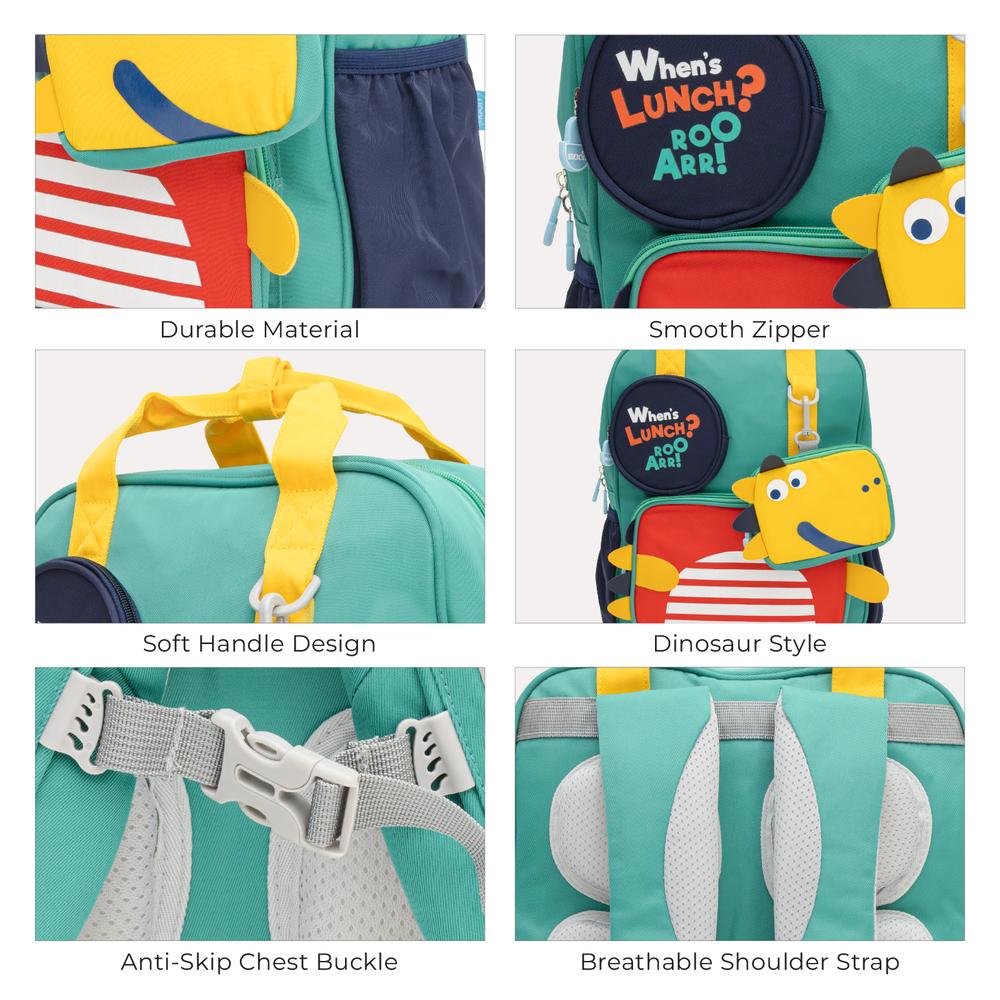 Moon - Kids' Preschool Backpack - Blue - 14-Inch/36cm