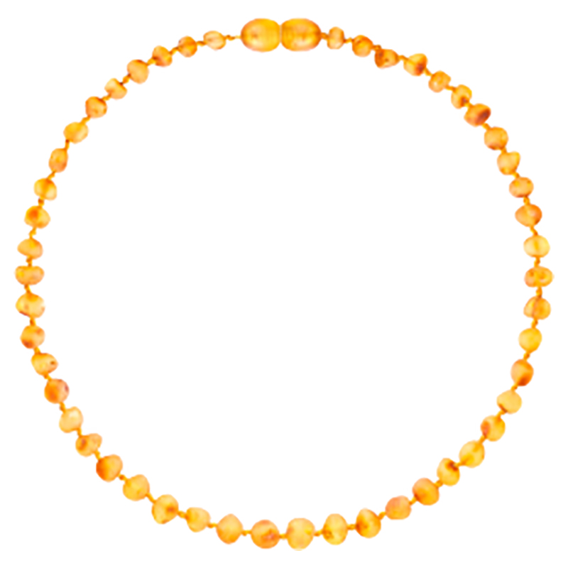 Made by Nature - Premium Amber Baby Teething Necklace - Honey Raw