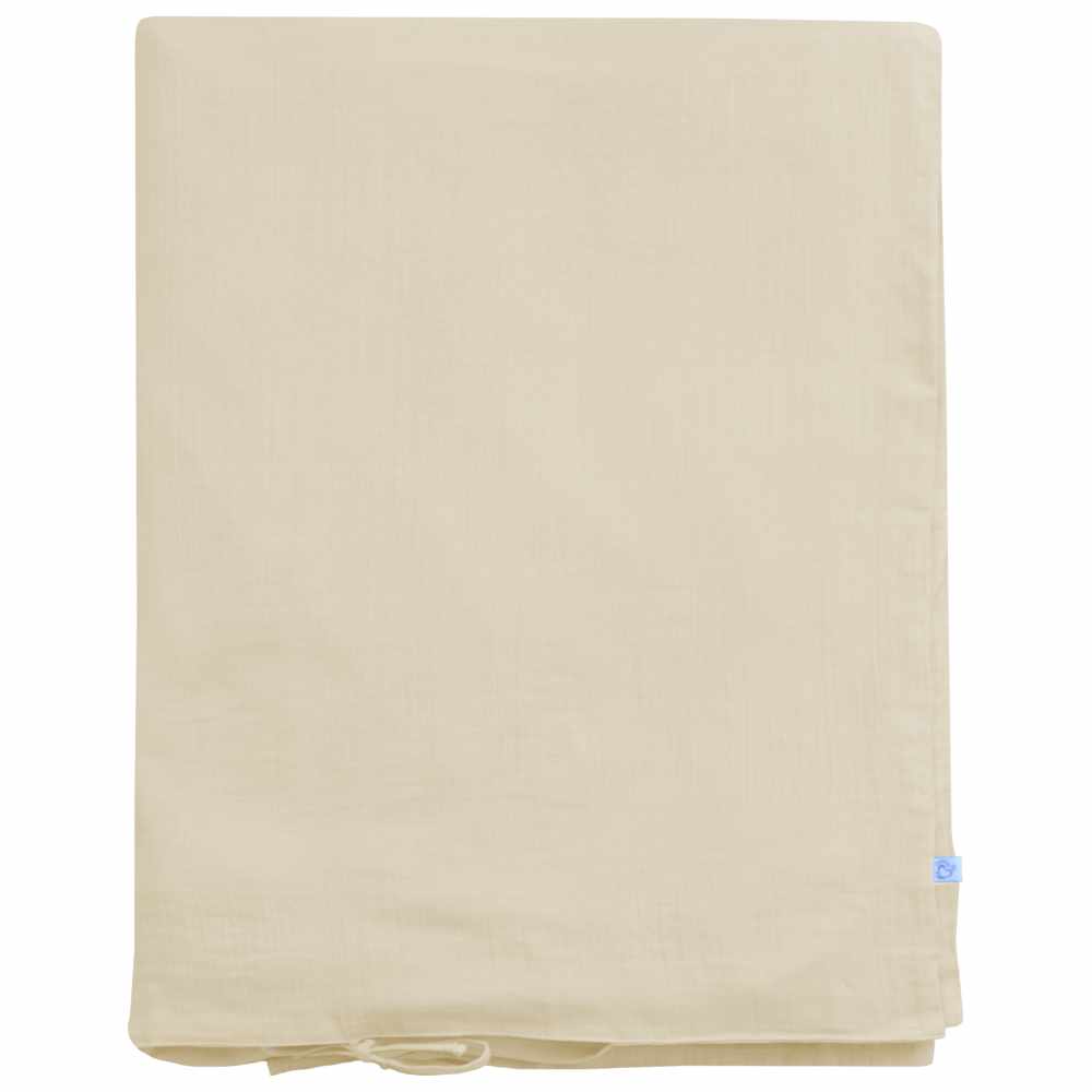 Me - Organic Muslin Duvet & Pillow Cover - Cream - 2 Pcs