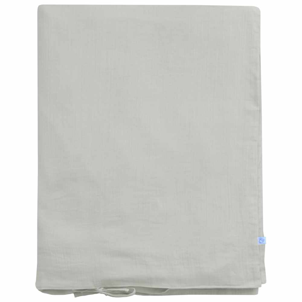 Me - Organic Muslin Duvet & Pillow Cover - Dove - 2 Pcs