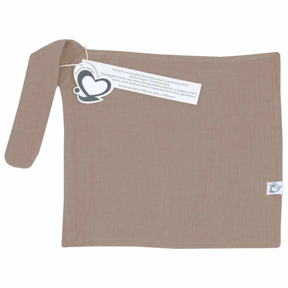 مي - حاملة لهاية عضوية مع دمية قماش - قطن كرنكل شاش - نوغا