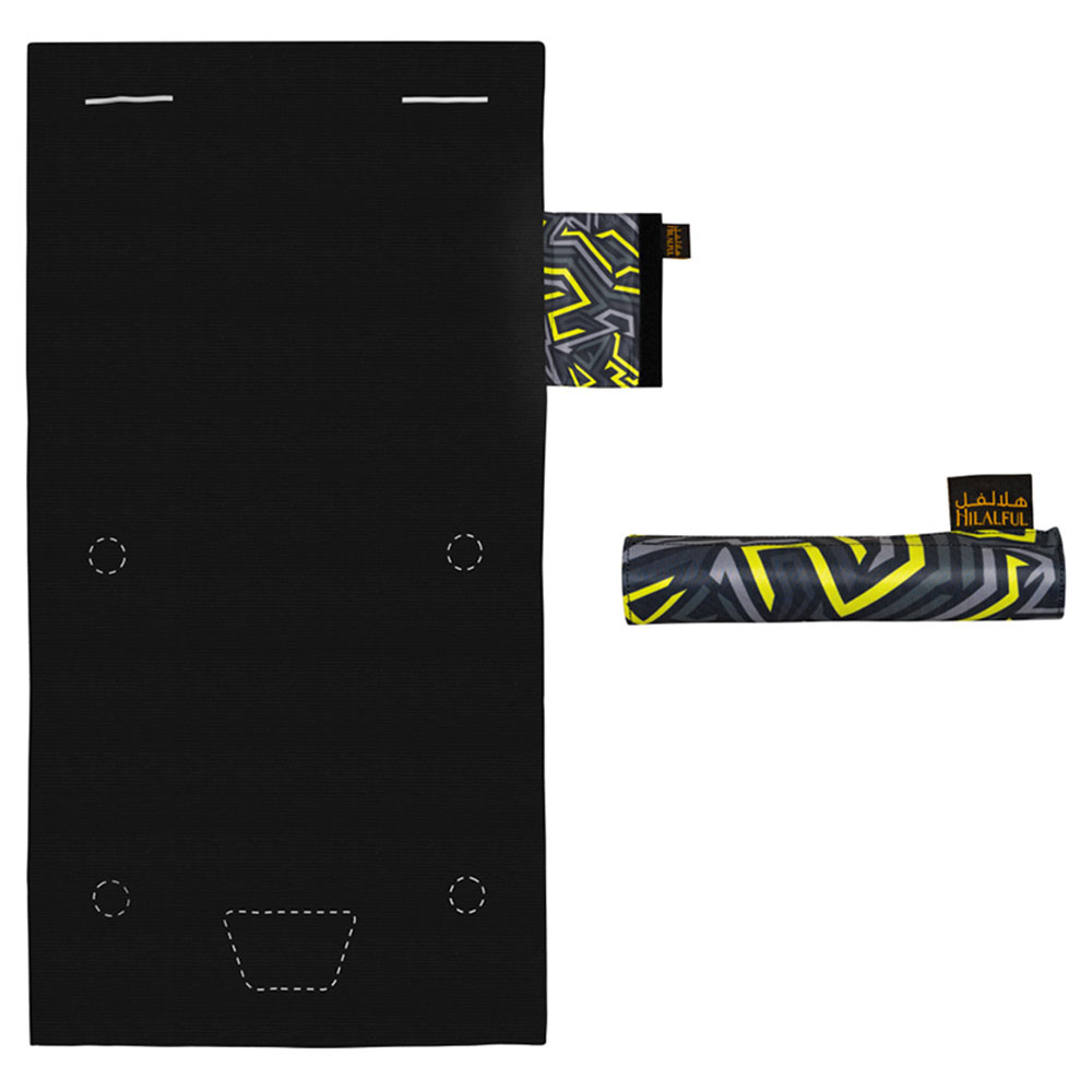 HilalFul Roll Out & Pray Kids Prayer Mat - Green Grey Duo