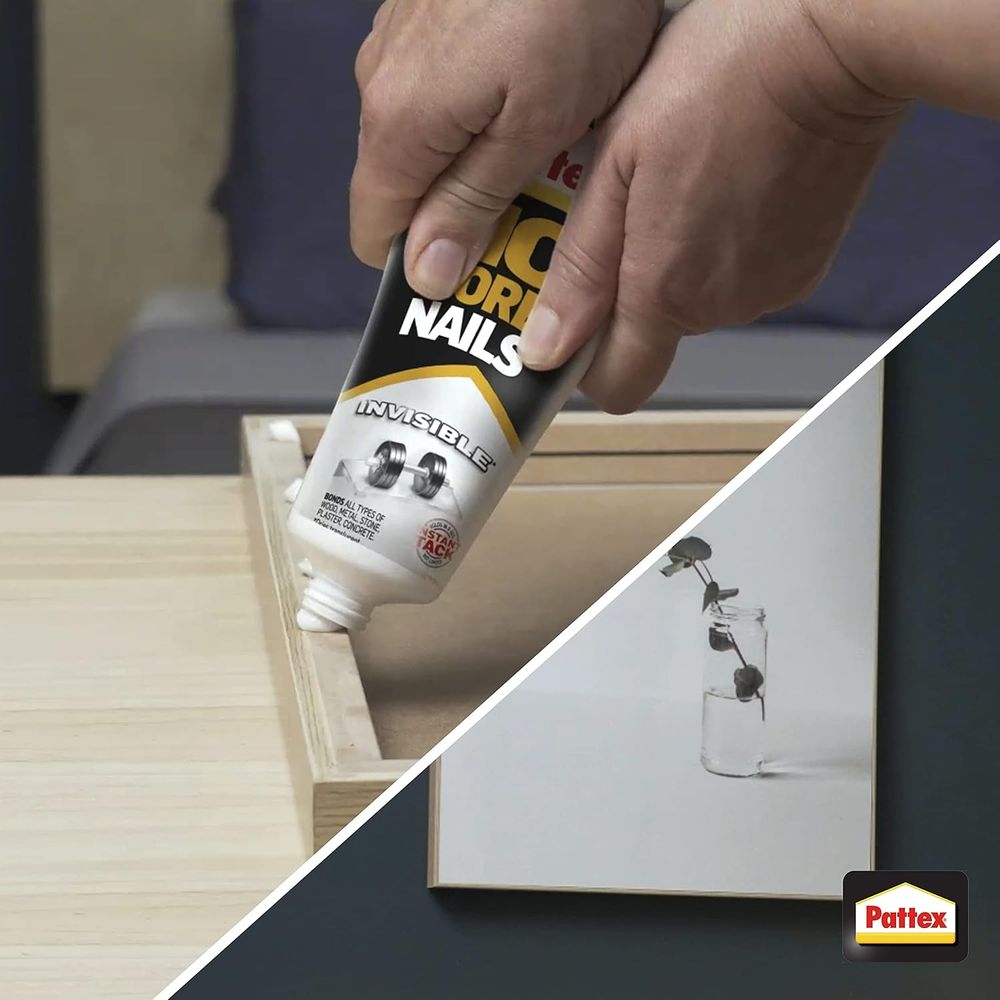 Pattex - No More Nails Invisible Adhesive Tube - 40 g