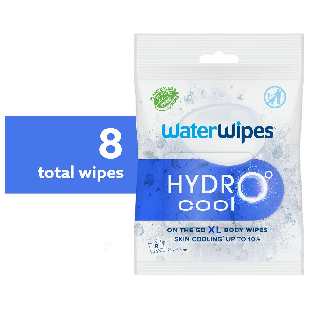 WaterWipes HydroCool Cooling Wipes