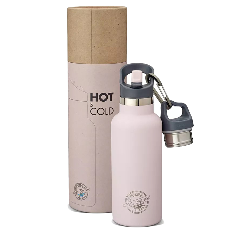 Carl Oscar - Stainless Steel Tempflask - Pink - 500ml