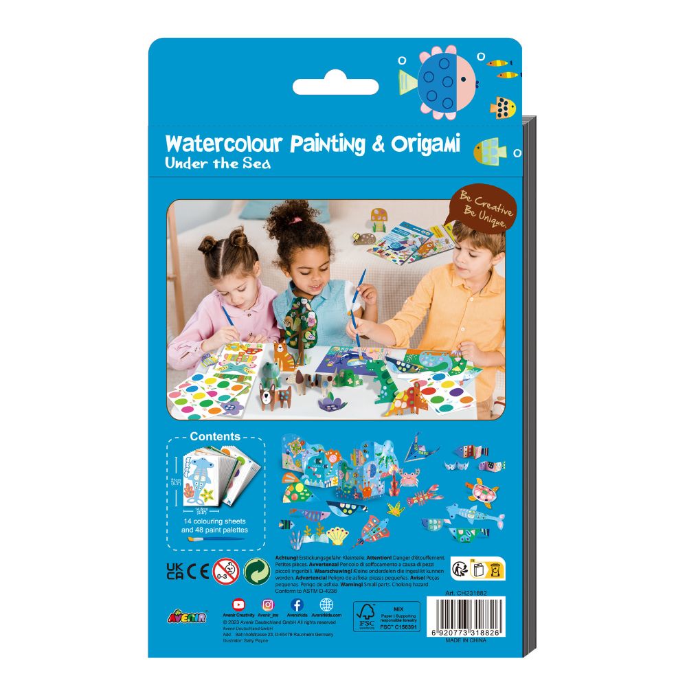 Avenir - Watercolor Painting & Origami - Under The Sea