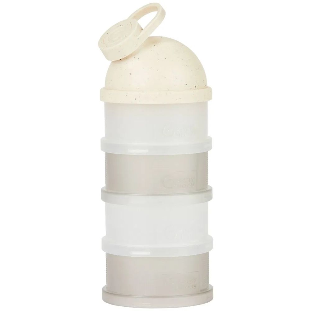 بيبي موف - موزع مسحوق الحليب سهل الصب بمقبض - ملون - 4 قطع - كبير جدًا