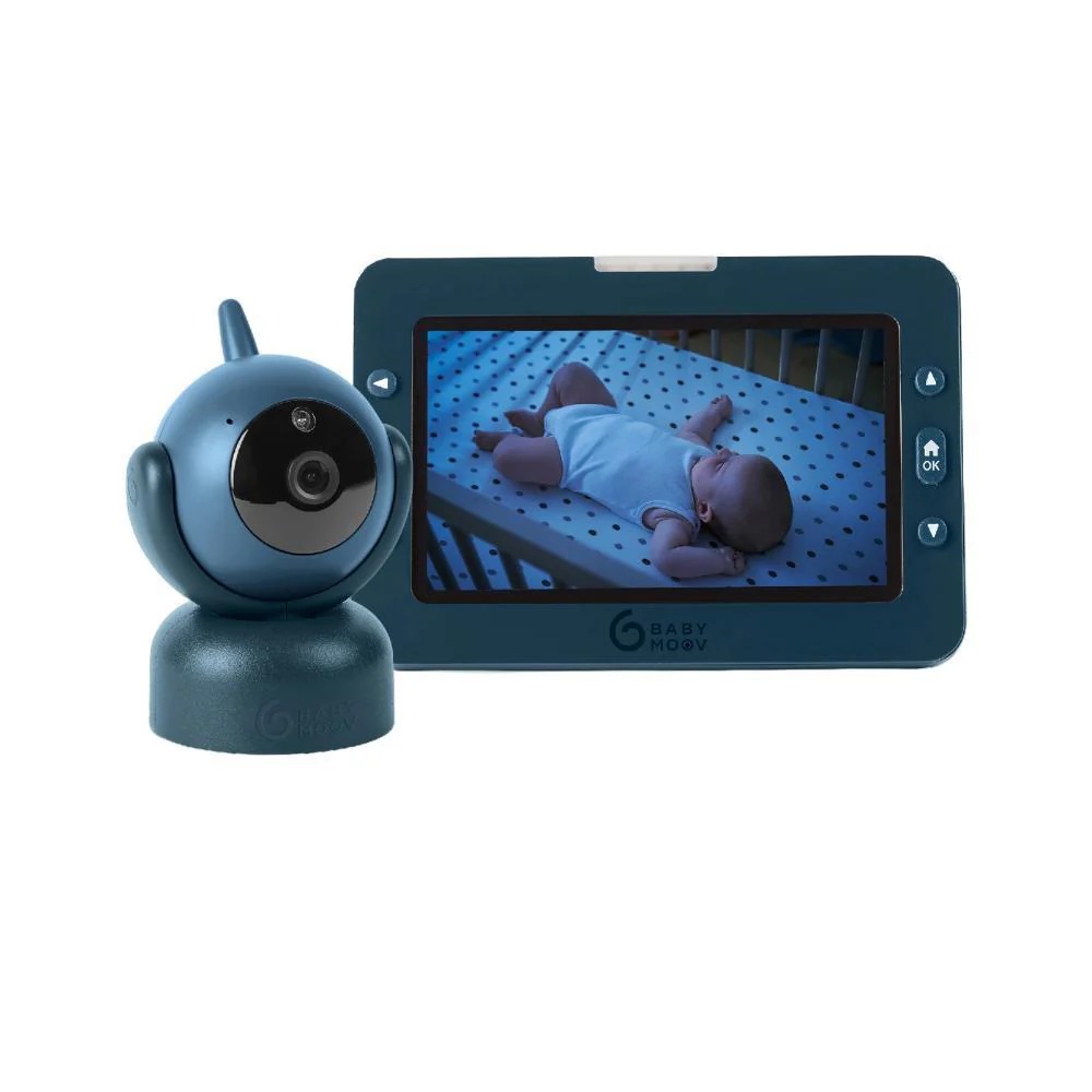 Babymoov - Yoo Master Plus 360-Degree Baby Safety Video Monitor - Green - 5-Inch