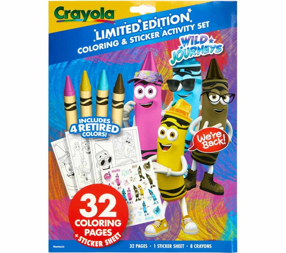 Crayola - Retired Colors Wild Journeys Coloring & Activity Set