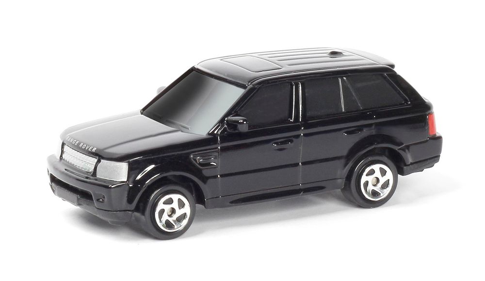 D-Power - Land Rover Range Rover Sport Diecast Mini Car 1:64 - Assorted Colors Black/Silver - 1pc