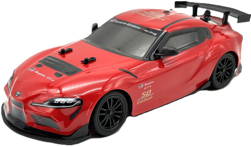 D-Power - 1:16 Toyota Supra Gt4 Rc Car – 2.4ghz Remote Control Vehicle - For Kids Ages 6+