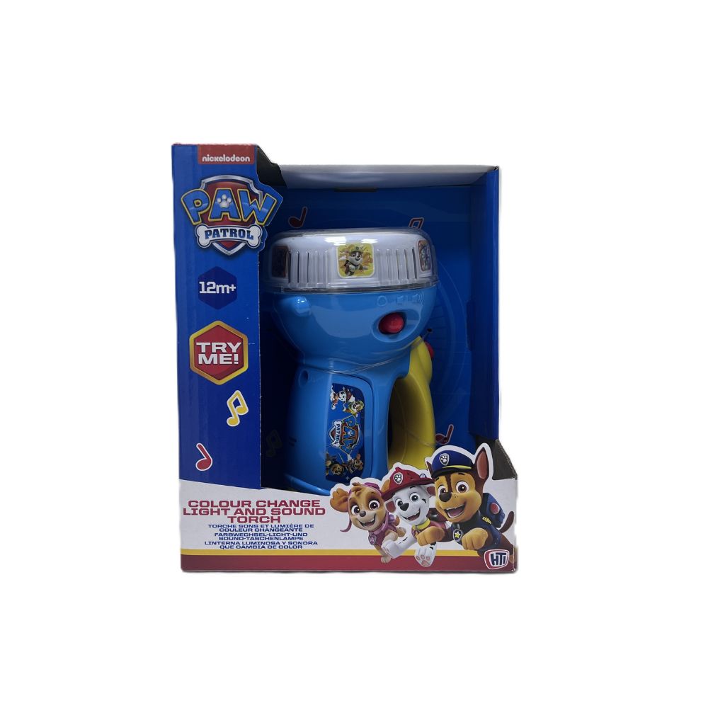 HTI - Paw Patrol Colour Change Light And Sound Torch