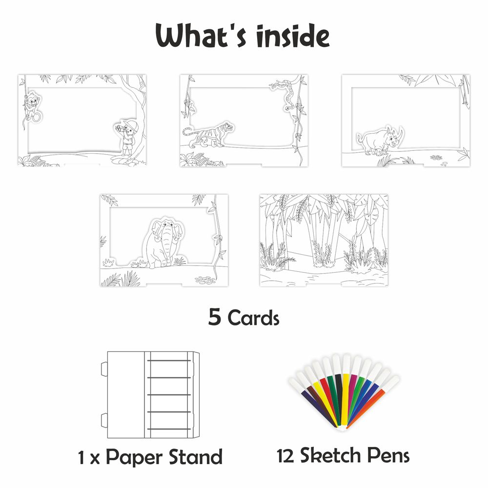 يونيك بلاي - مجموعة أدوات فنية وحرفية ثلاثية الأبعاد لمغامرة الغابة