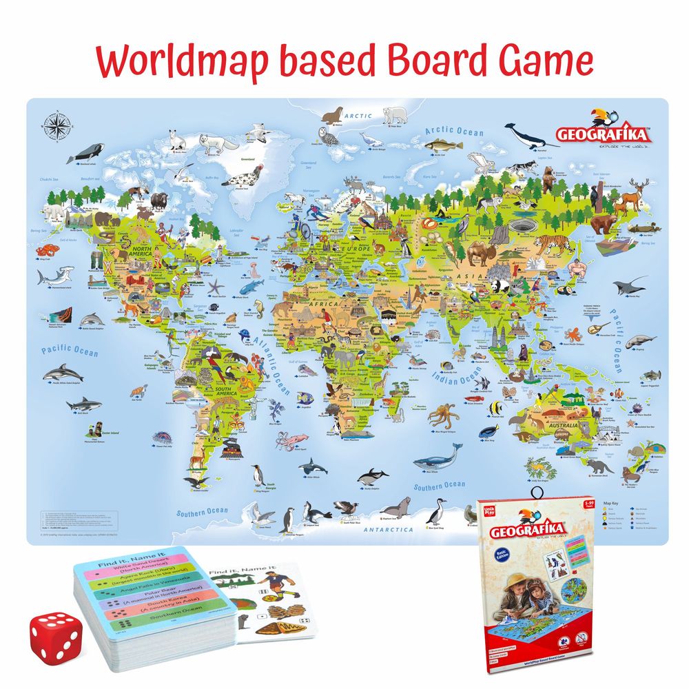 لعبة يونيك بلاي - جيوغرافيكا التعليمية