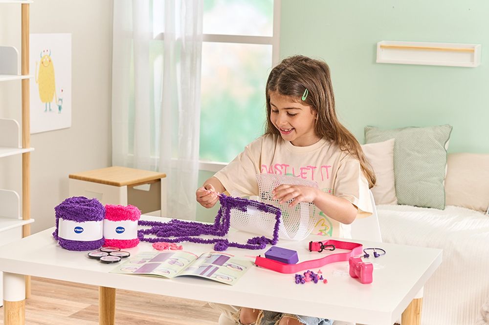 في تيك - مجموعة خياطة شنطة كتف - قطة أو يونيكورن