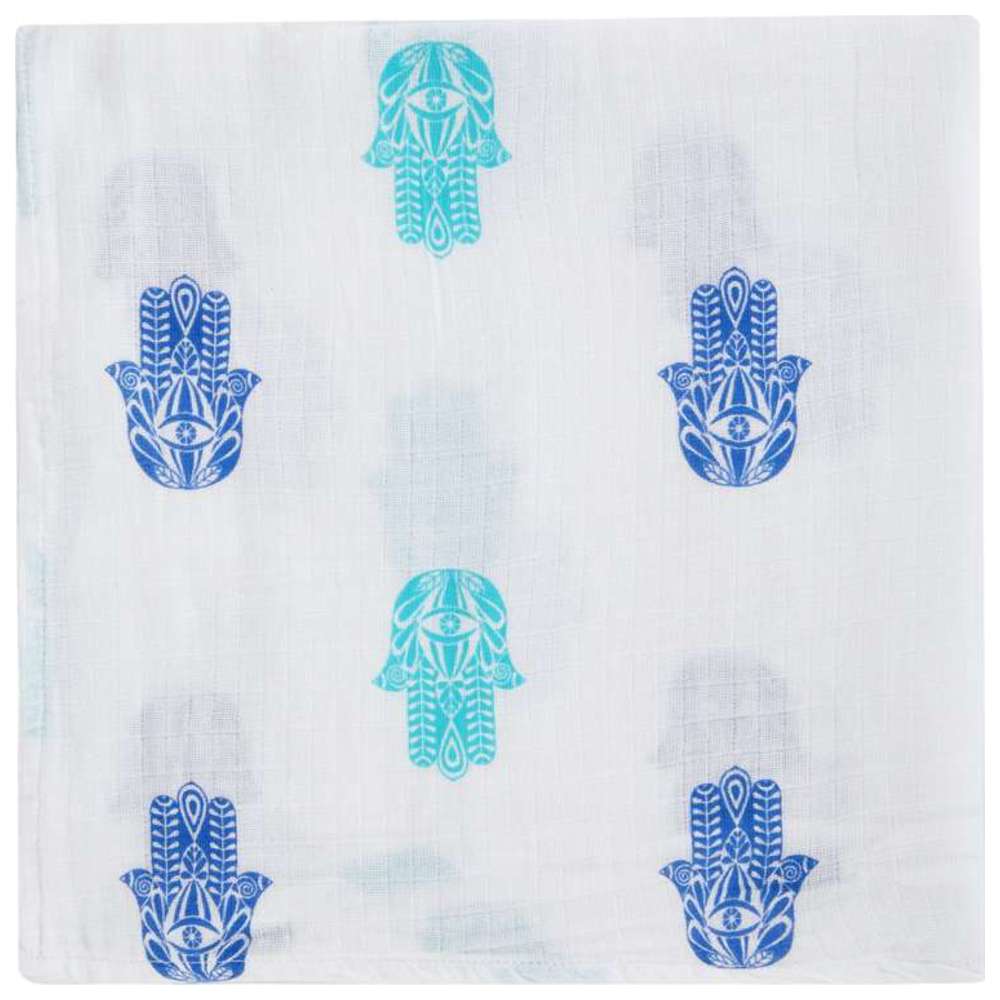 Malabar Baby - Organic Muslin Blanket - Hamsa