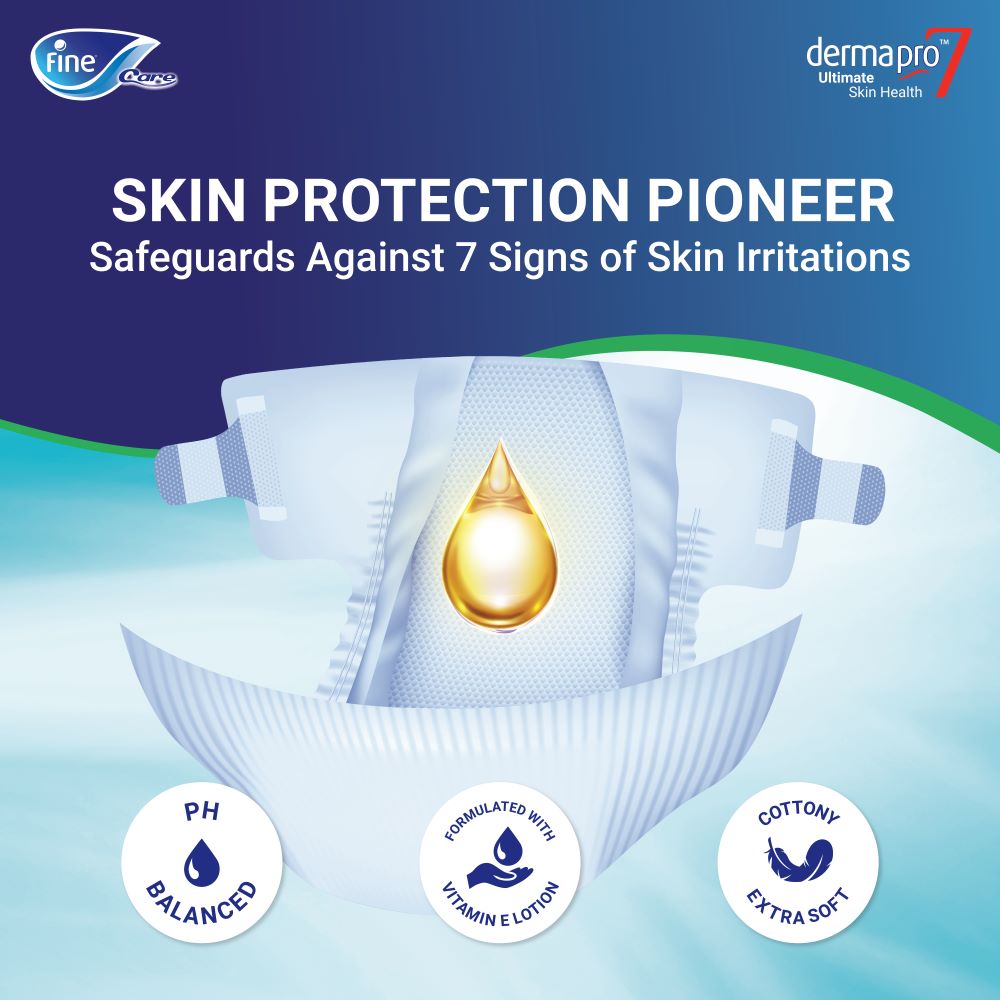 فاين - حفاضات للكبار لسلس البول - كبير - 16 قطعة