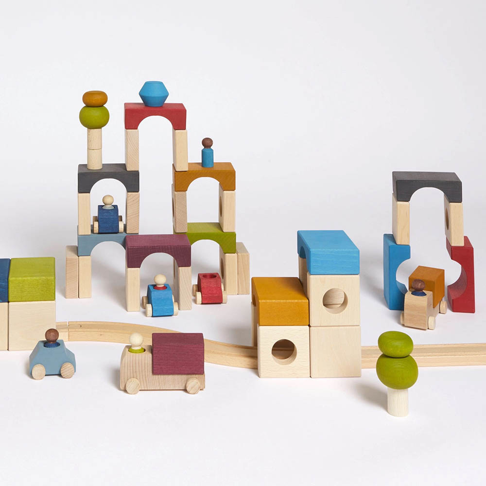 لابولونا - مكعبات خشبية نفق تطوان - كبيرة - عدد 32