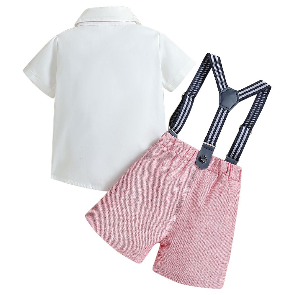 شوغر راش - طقم كلاسيكي بأكمام قصيرة - زهري