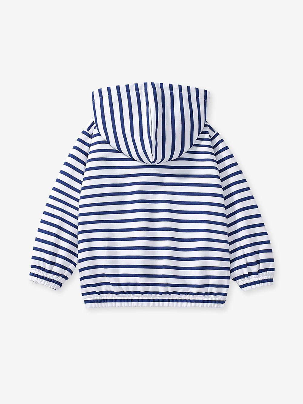 Sugar Rush - Striped Sporty Hoodie - Blue
