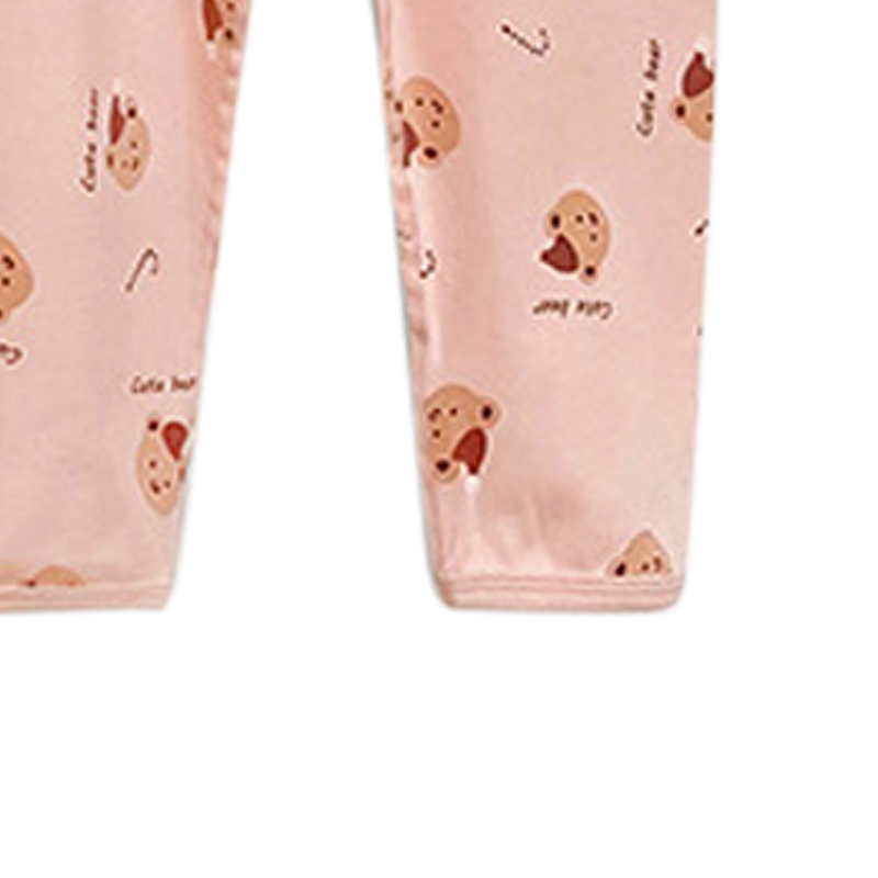 شوغر راش - ملابس نوم بياقة دائرية وكم طويل - زهري