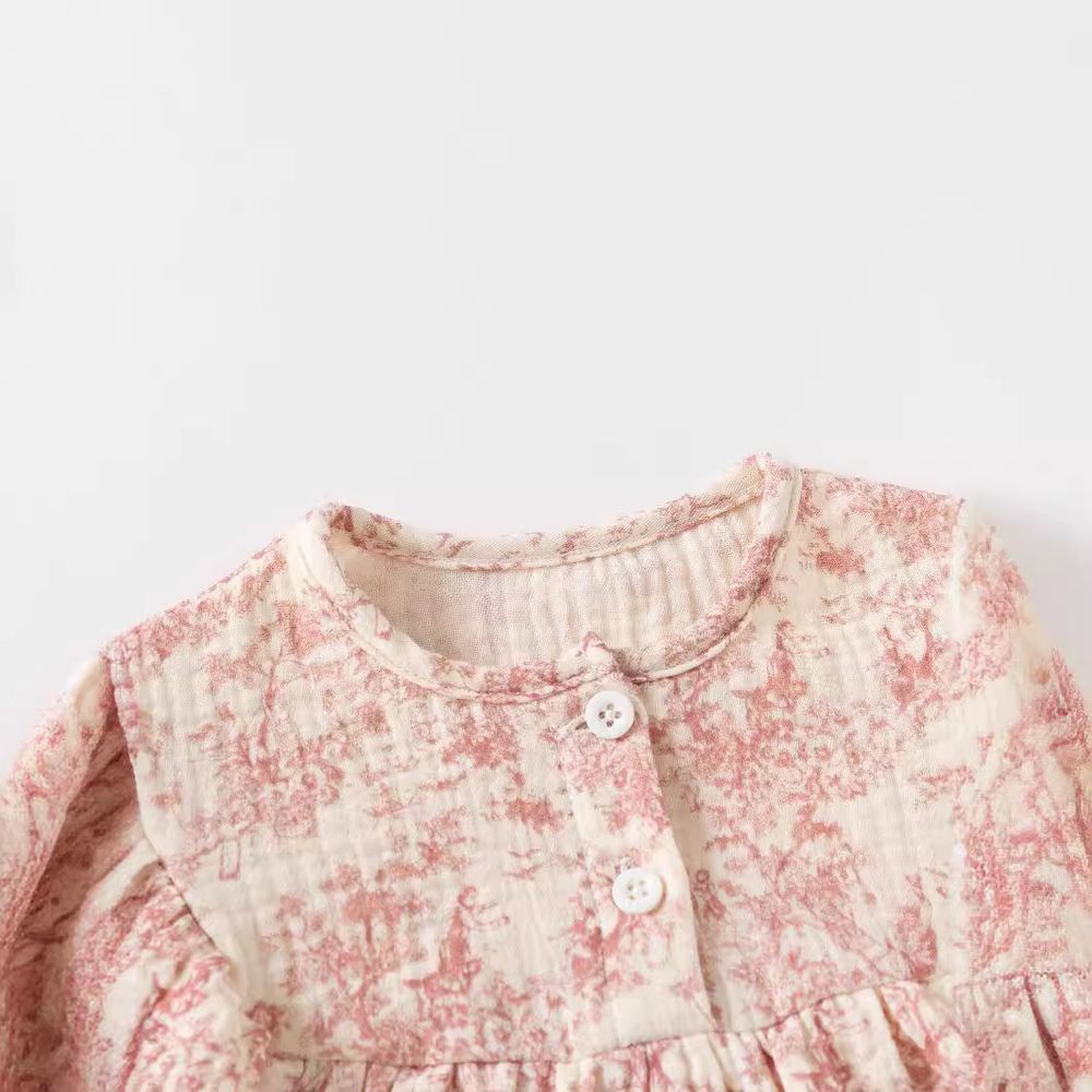 شوغر راش - أفرول بأكمام قصيرة - زهري