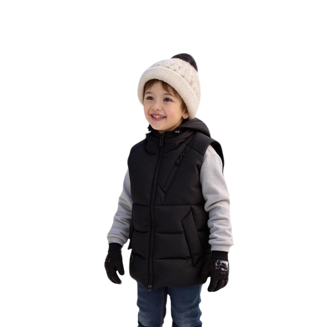 جاكيت باركا بوليستر سادة للأطفال من شوغر راش