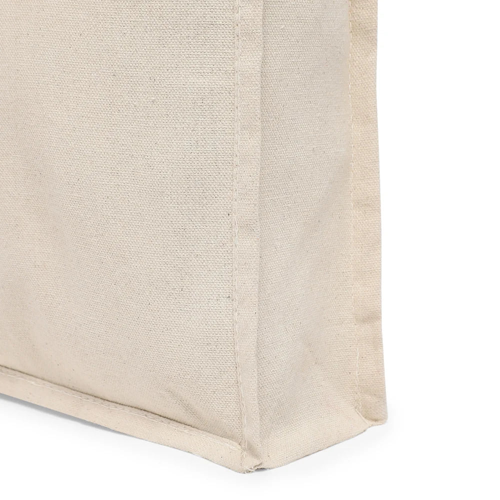 حقيبة تسوق قماشية صديقة للبيئة من Byft - لون طبيعي - 13 × 13 بوصة