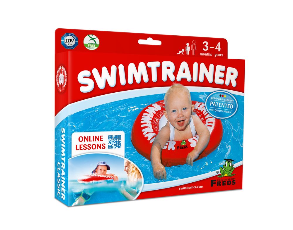 Freds Swim Academy - Swimtrainer Red Swim Tube - 3 Months-4 Years