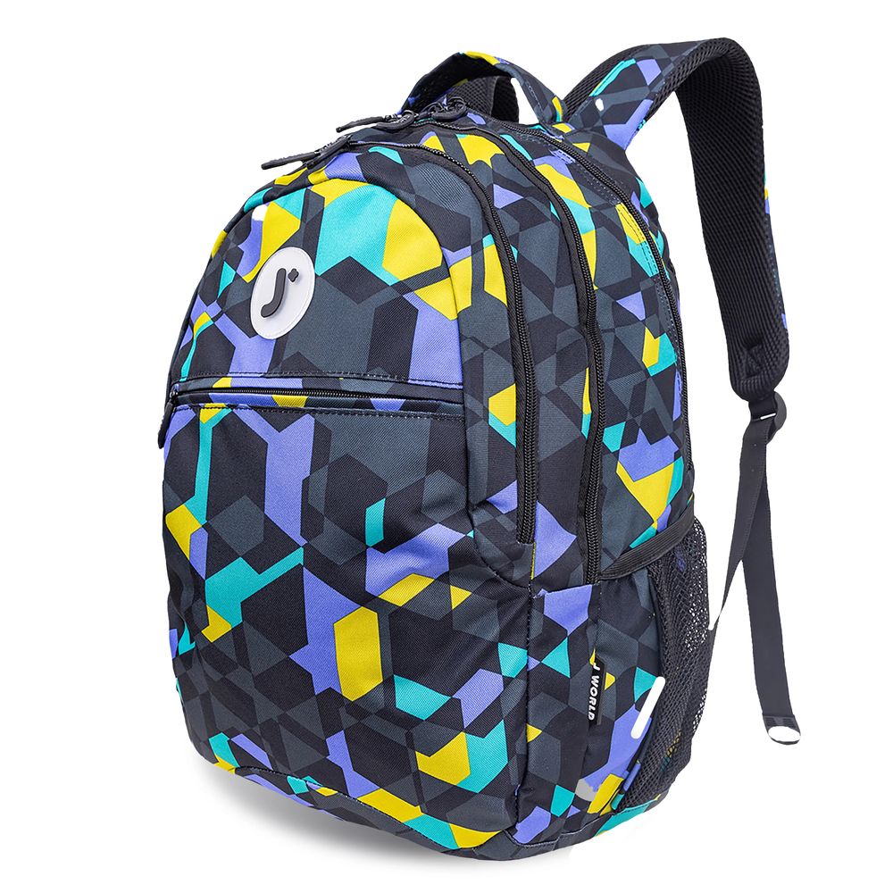 شنطة ظهر كورنيليا للكمبيوتر المحمول من نيويورك للجنسين - مكعبات - مقاس 18 إنش