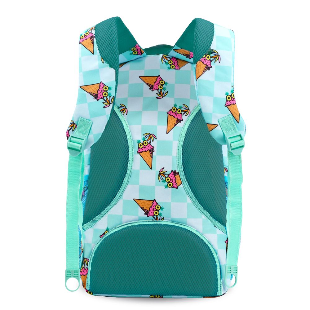 شنطة ظهر كورنيليا للكمبيوتر المحمول من جيه وورلد - نيويورك، للجنسين - بتصميم مخروطي ثلجي - مقاس 18 إنش